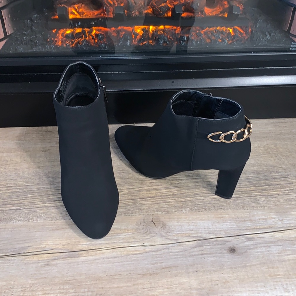 Sexy Black Ankle Boots